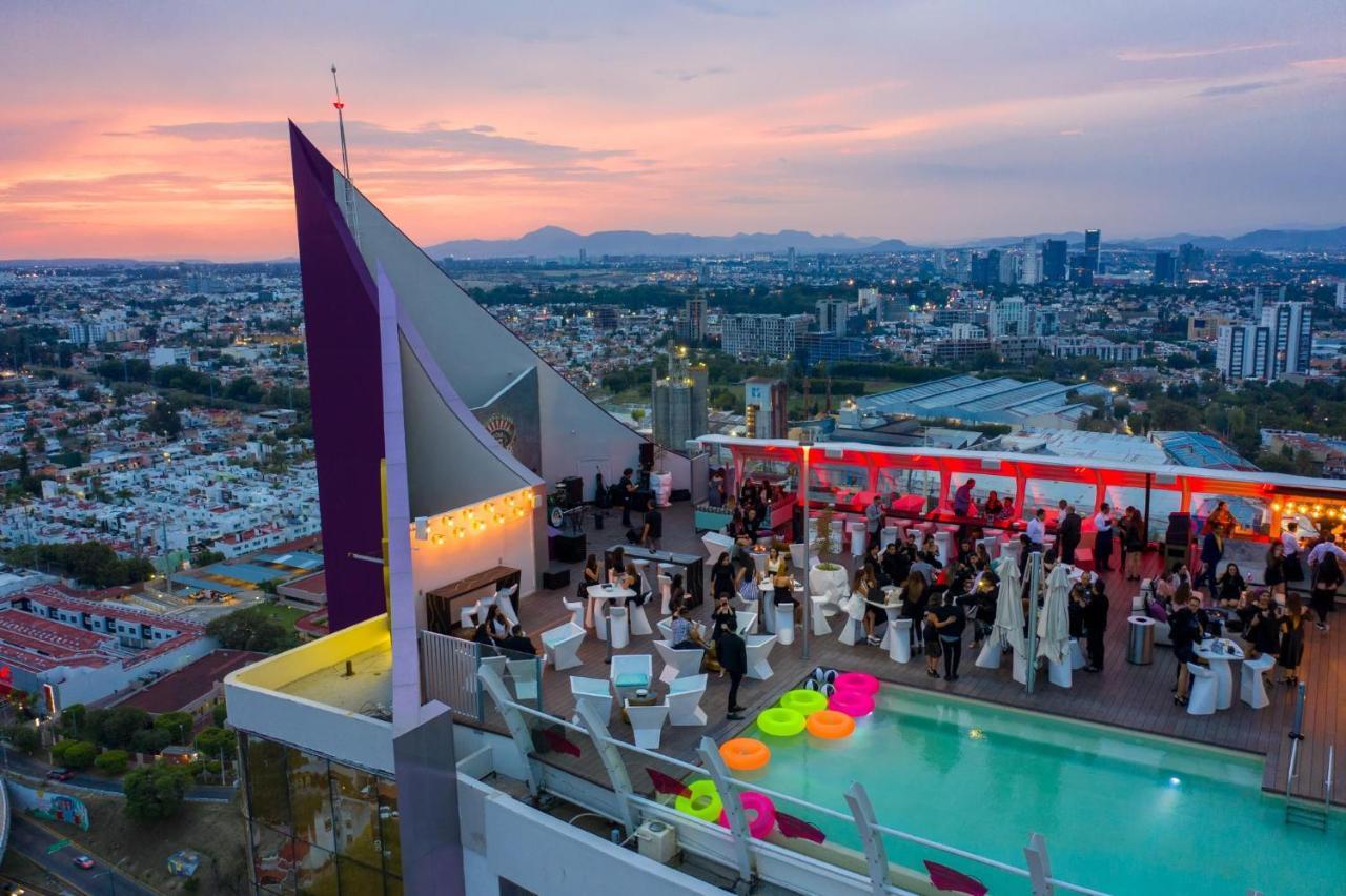 Hard Rock Hotel Guadalajara Zapopan Exterior foto Skyline Rooftop